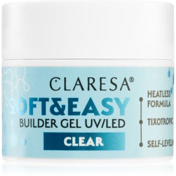 Claresa Soft&Easy Builder Gel gel de bază pentru unghii - imagine 2